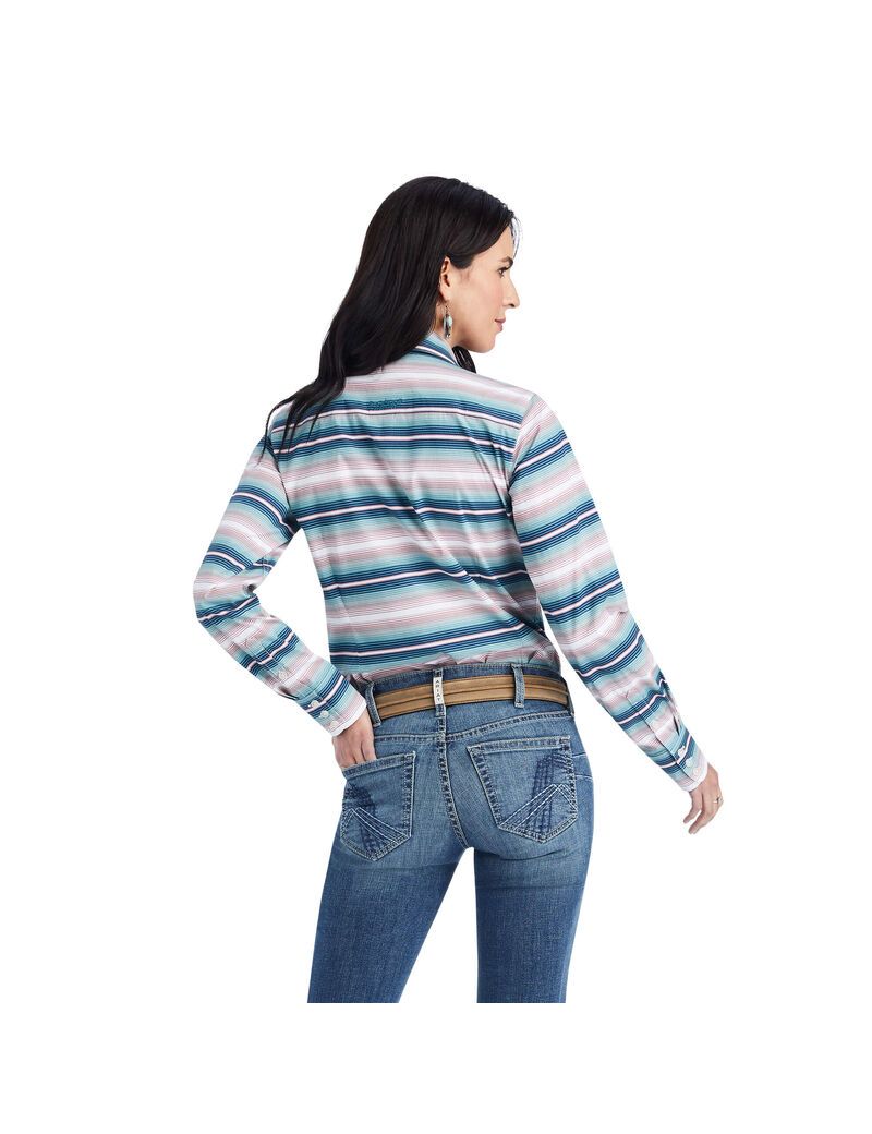 Tops Ariat Kirby Stretch Mujer Multicolor | EZOF81254