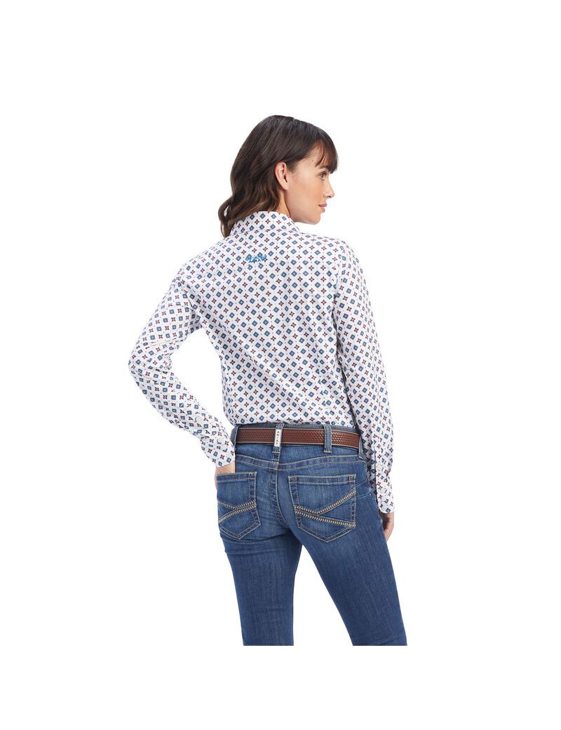 Tops Ariat Kirby Stretch Mujer Multicolor | MGSZ58107