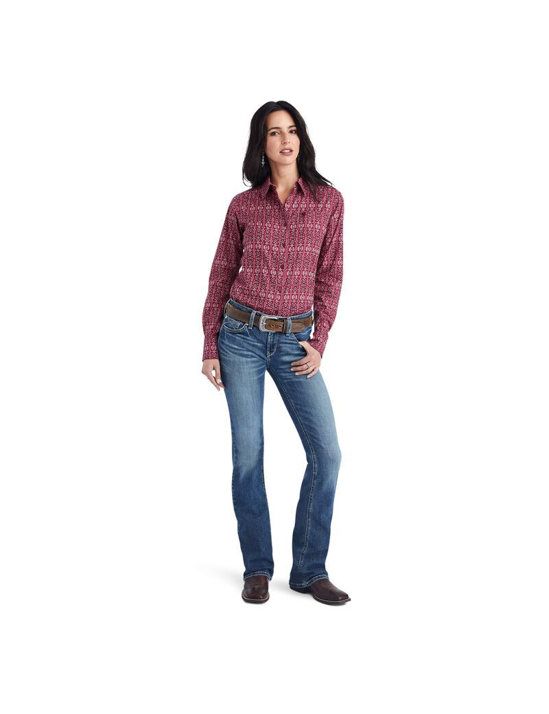 Tops Ariat Kirby Stretch Mujer Multicolor | YDFW16928