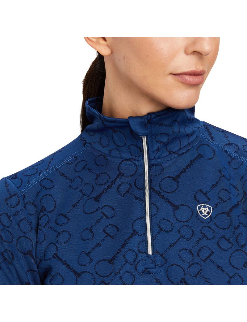 Tops Ariat Prophecy 1/4 Zip Mujer Azules | UHCX25698