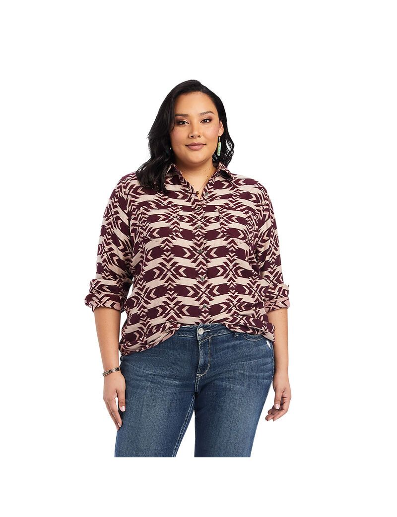 Tops Ariat REAL Billie Jean Mujer Multicolor | OBXC94682