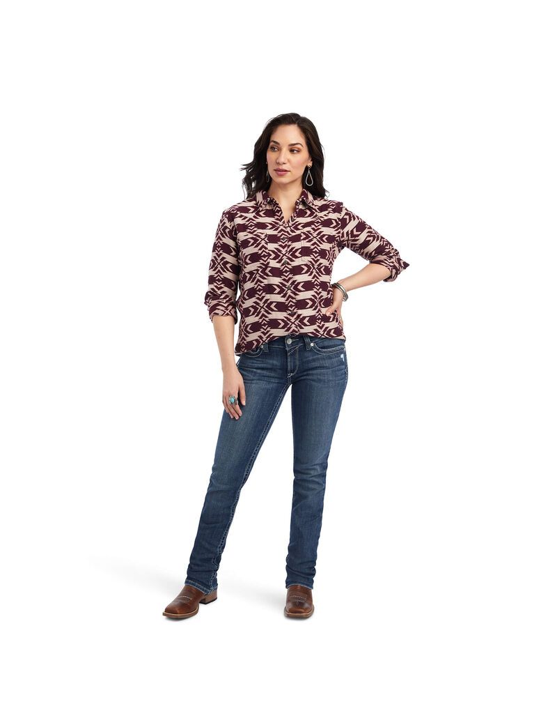 Tops Ariat REAL Billie Jean Mujer Multicolor | OBXC94682