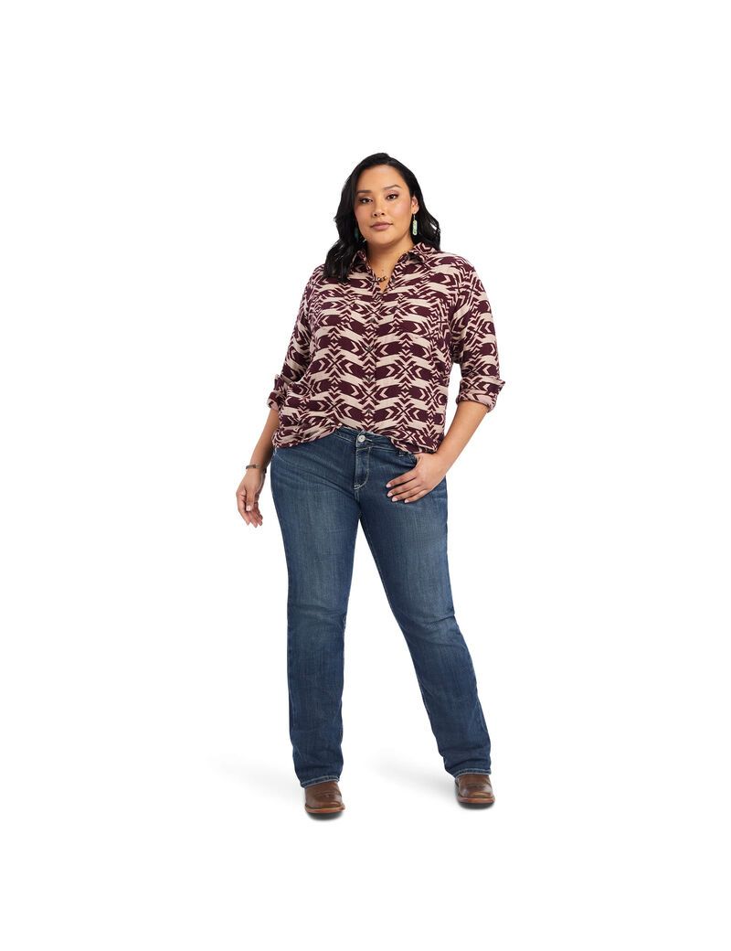 Tops Ariat REAL Billie Jean Mujer Multicolor | OBXC94682