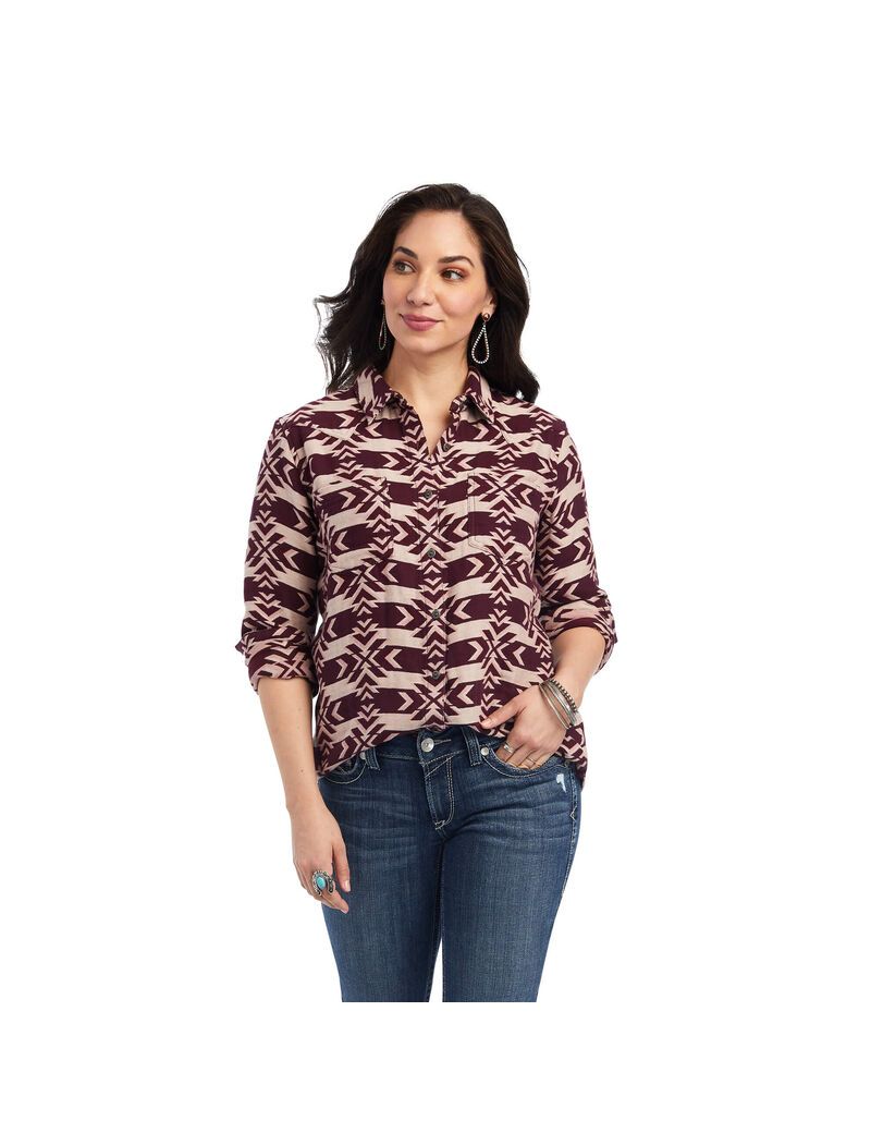 Tops Ariat REAL Billie Jean Mujer Multicolor | OBXC94682