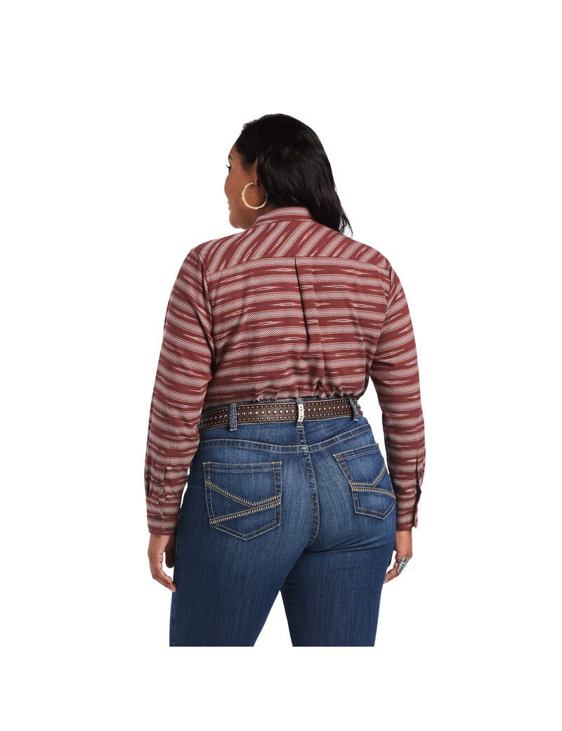 Tops Ariat REAL Billie Jean Mujer Multicolor | VXRU84956