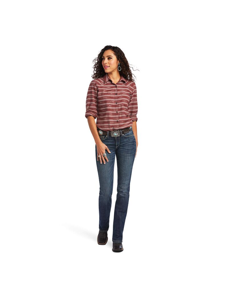 Tops Ariat REAL Billie Jean Mujer Multicolor | VXRU84956