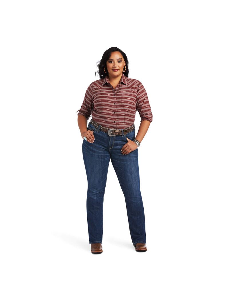 Tops Ariat REAL Billie Jean Mujer Multicolor | VXRU84956