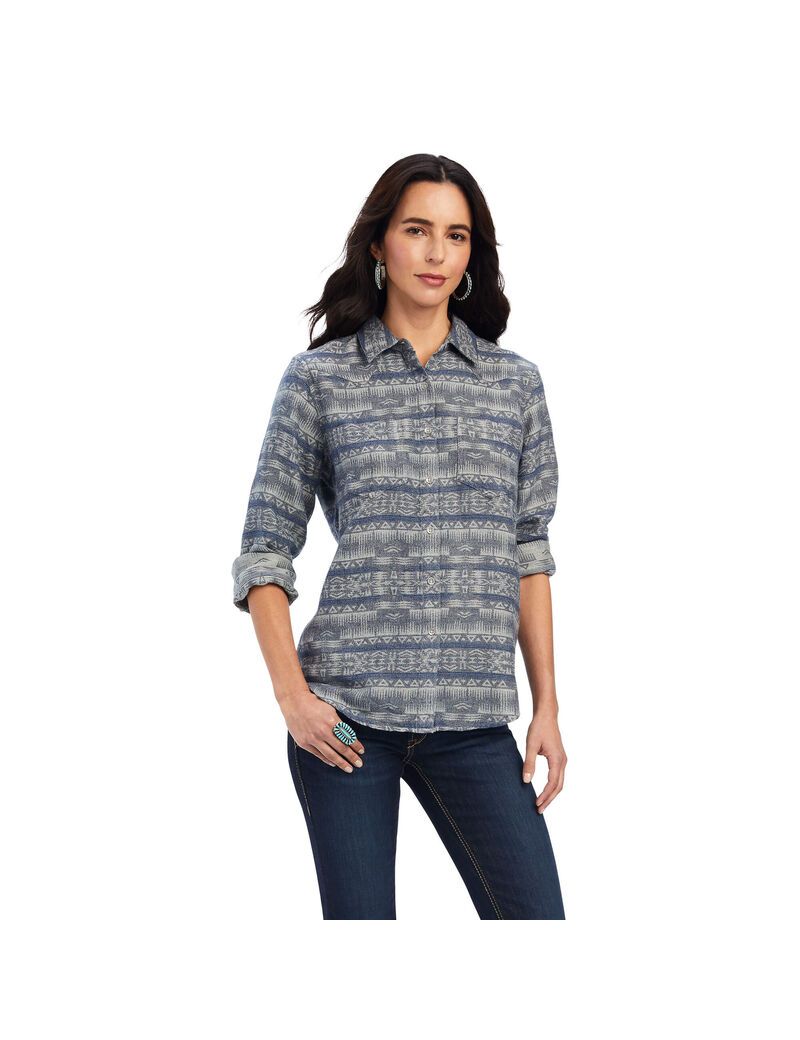 Tops Ariat REAL Billie Jean Mujer Multicolor | YQBL67128