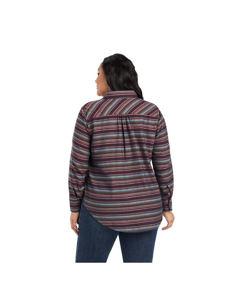 Tops Ariat REAL Billie Jean Popover Mujer Rayadas | EBQX54382