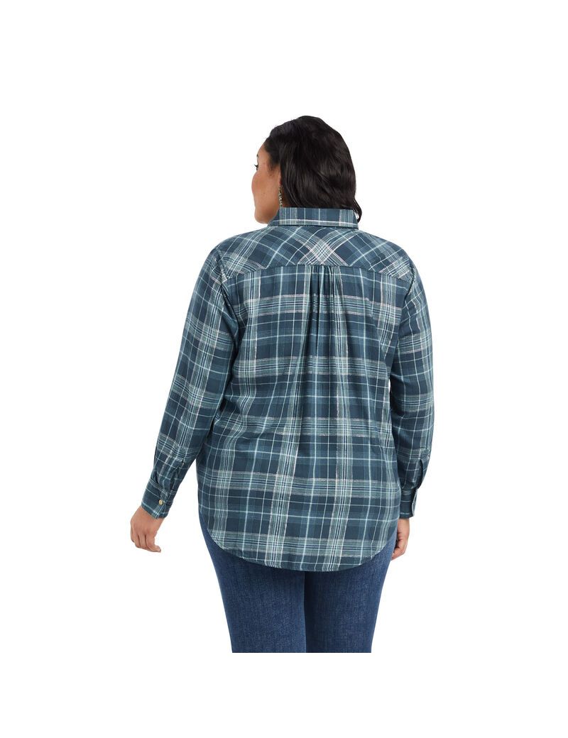 Tops Ariat REAL Billie Jean Popover Mujer Multicolor | HZAS89342