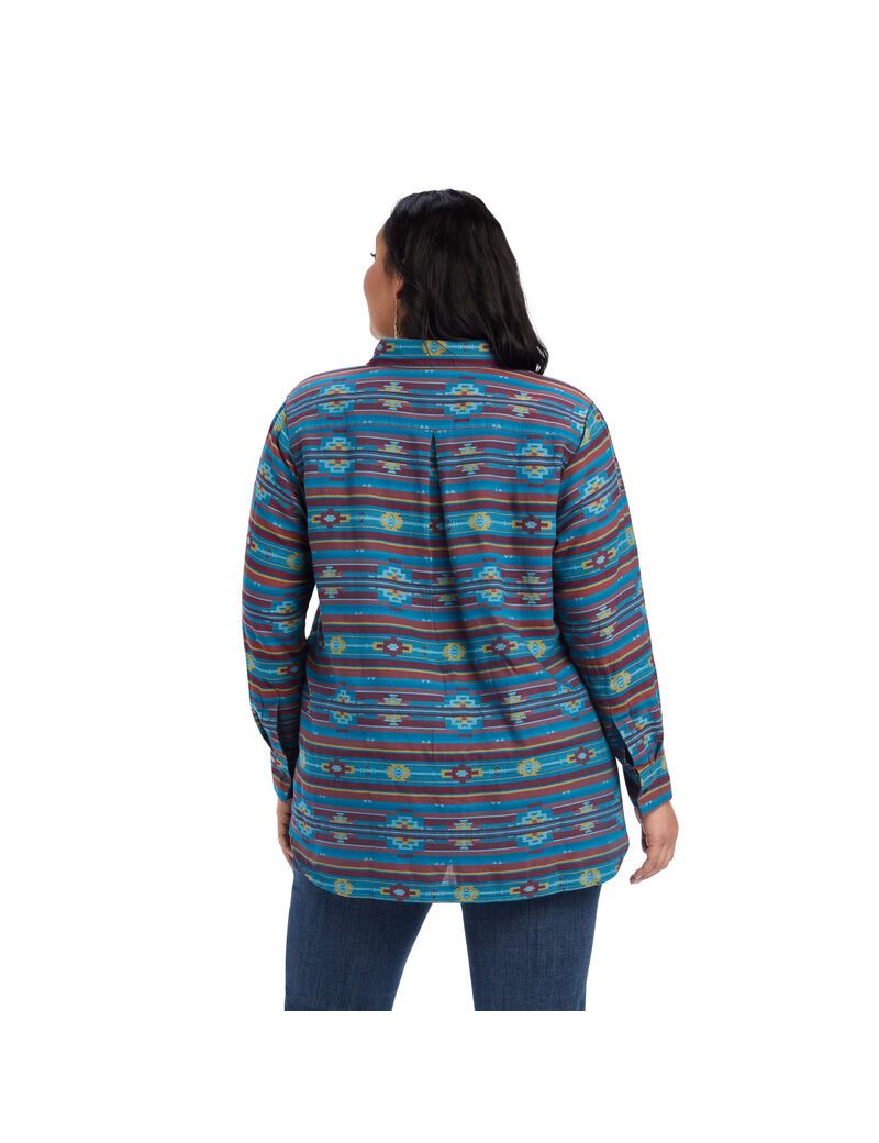 Tops Ariat REAL Billie Rae Mujer Multicolor | WCIS97324