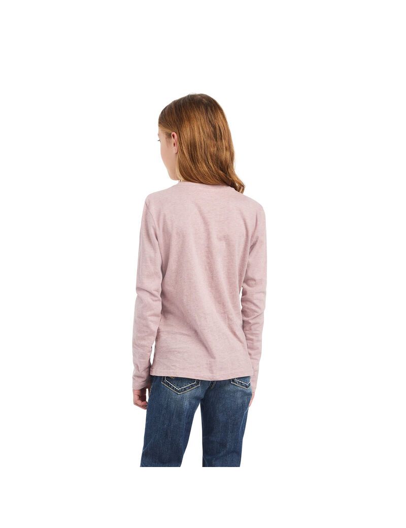 Tops Ariat REAL Dreamin Mood Niños Rosas | QFHC65417