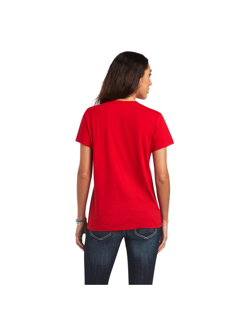 Tops Ariat REAL Firebird Tee Mujer Multicolor | TZMF04215