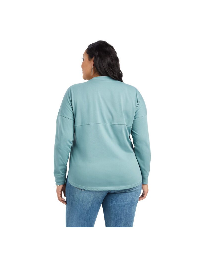 Tops Ariat REAL Oversized Mujer Multicolor | LCYR62318