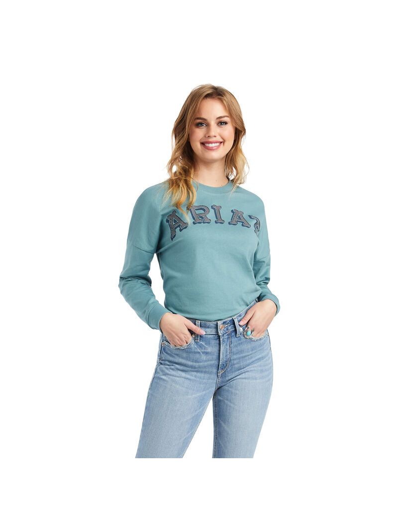 Tops Ariat REAL Oversized Mujer Multicolor | LCYR62318