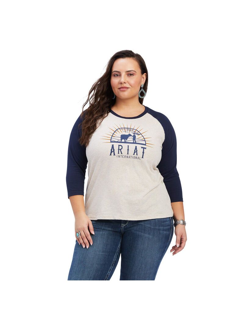 Tops Ariat REAL Rainbow Classic Mujer Marrones | OILU48713