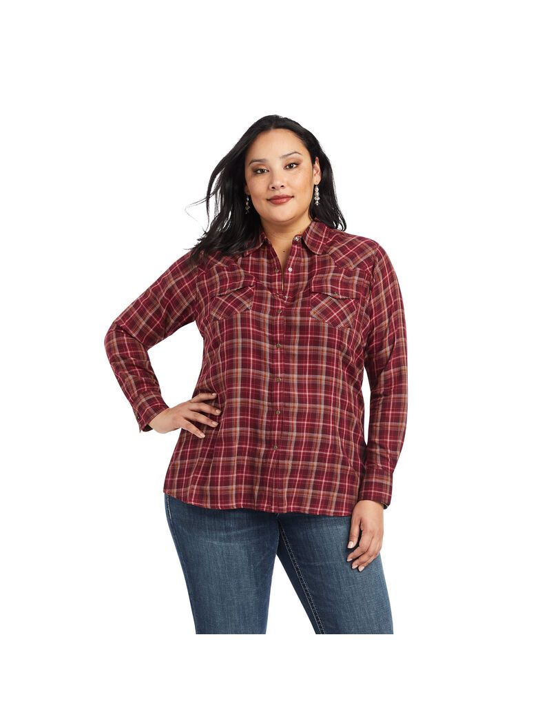 Tops Ariat REAL Trail Blaze Mujer Multicolor | THJG13028