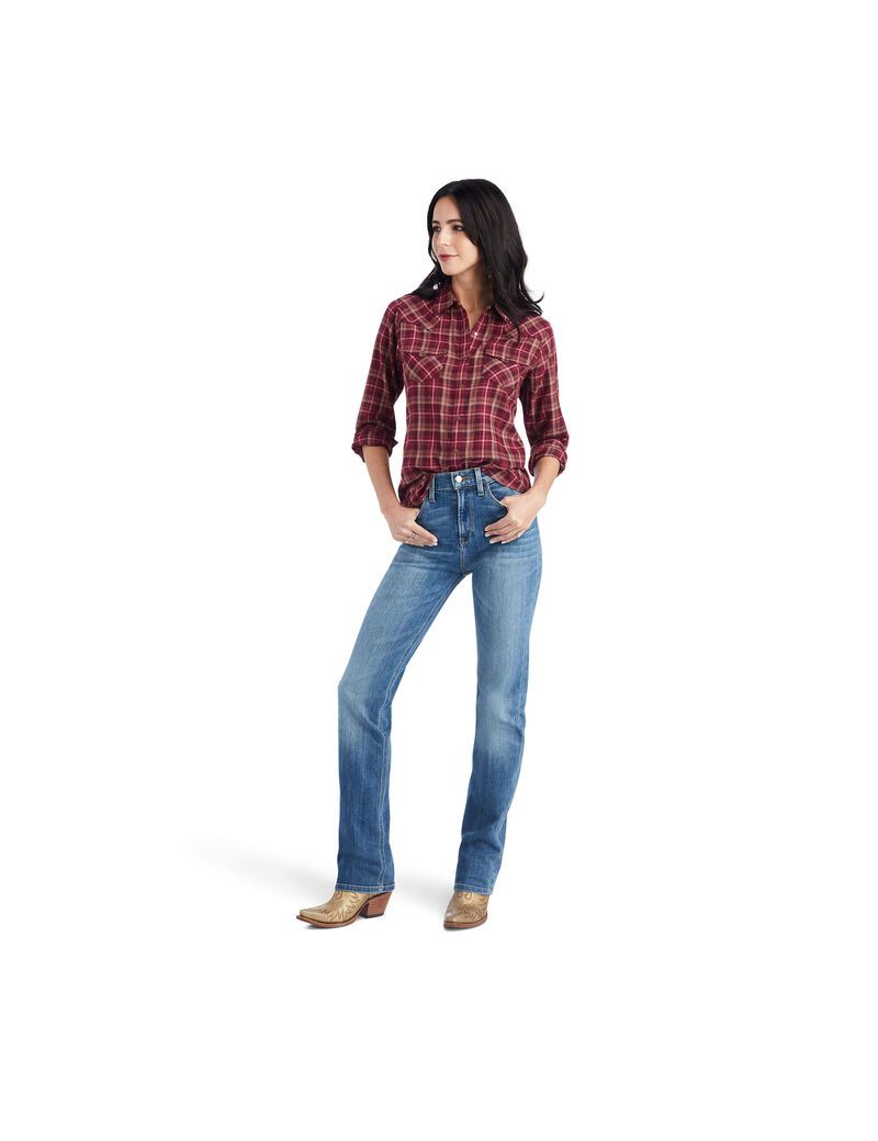 Tops Ariat REAL Trail Blaze Mujer Multicolor | THJG13028