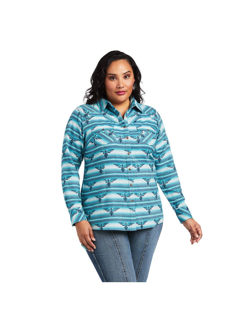 Tops Ariat REAL Wild Thunderbird Mujer Multicolor | GEKA54768