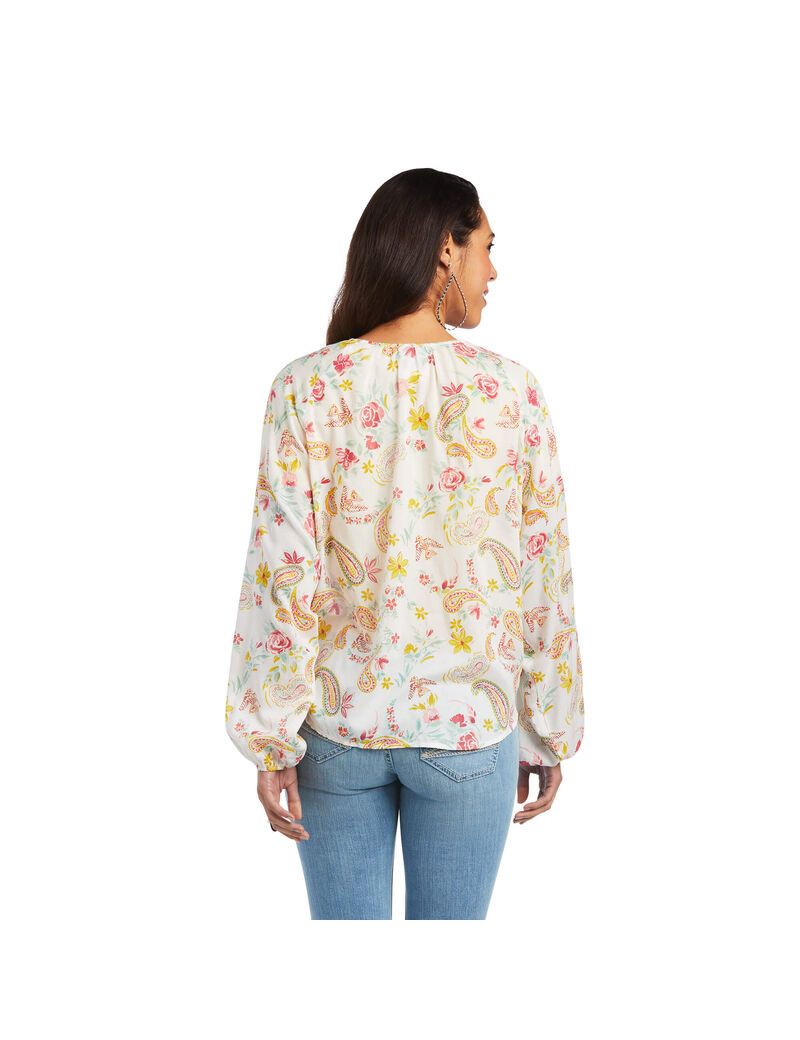 Tops Ariat Rose Garden Wrap Mujer Multicolor | DKXN78316