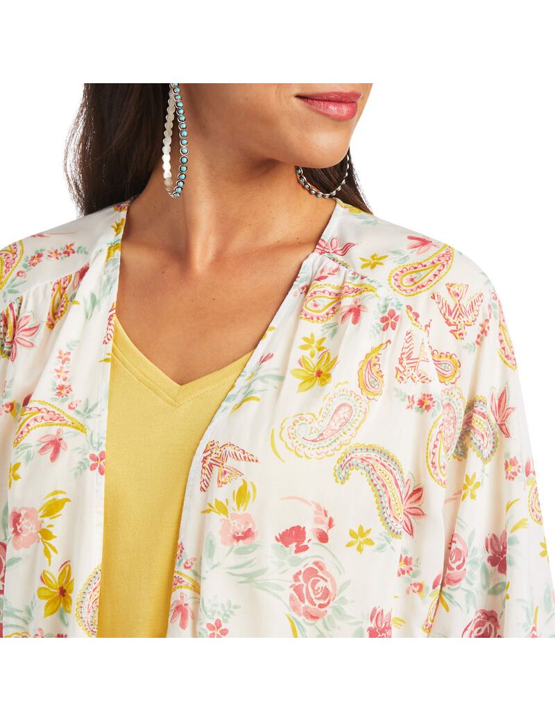 Tops Ariat Rose Garden Wrap Mujer Multicolor | DKXN78316