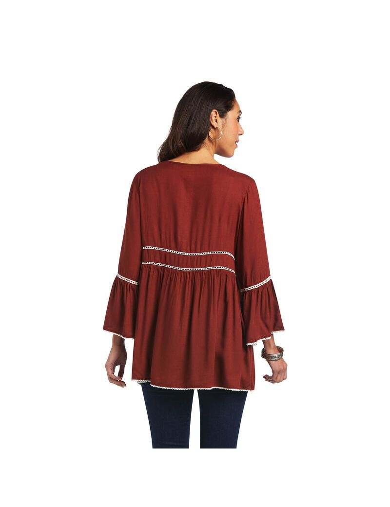 Tops Ariat San Felipe Tunic Mujer Multicolor | LZIV25641