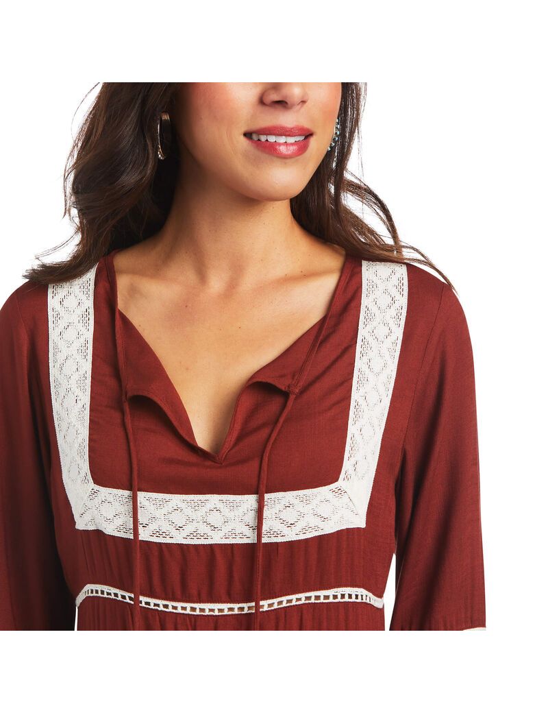 Tops Ariat San Felipe Tunic Mujer Multicolor | LZIV25641