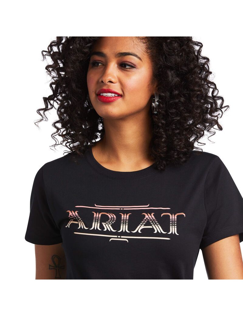 Tops Ariat Serape Estilo Mujer Negras | SPEW14837