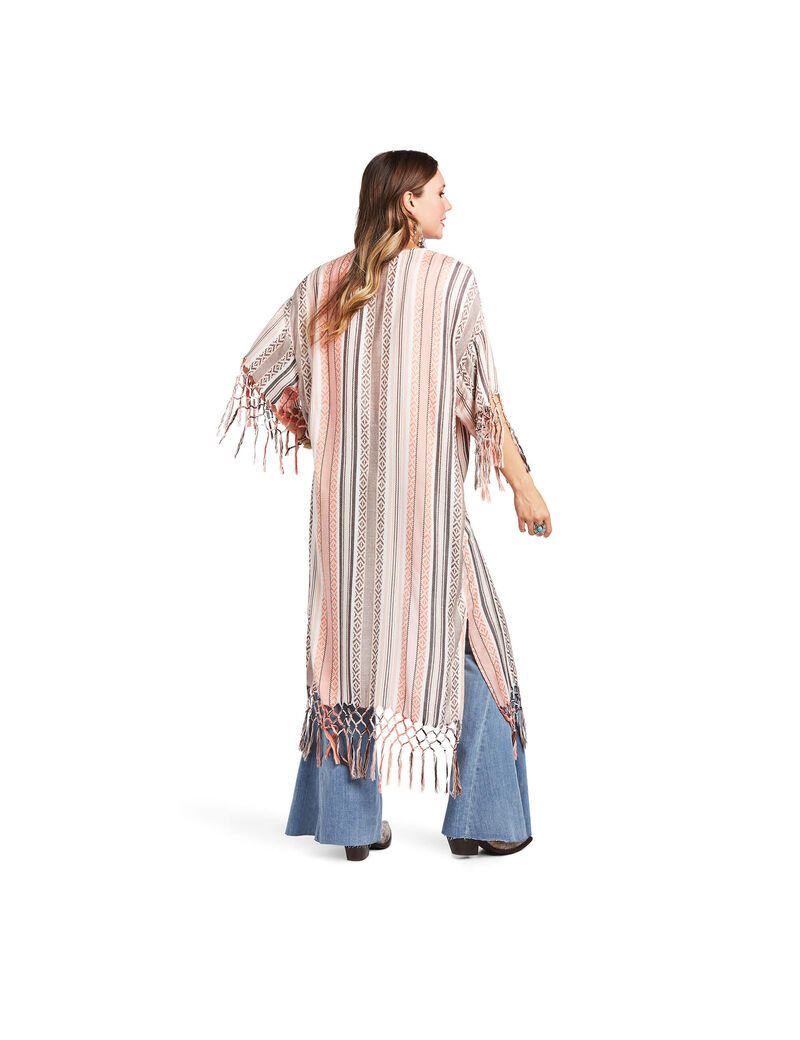 Tops Ariat Sunset Kimono Wrap Mujer Multicolor | VTLY12347