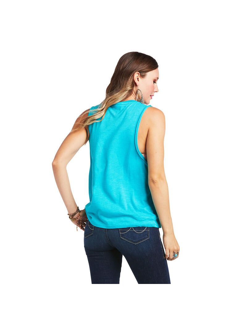 Tops Ariat Wandering Tank Mujer Multicolor | BSTE12398