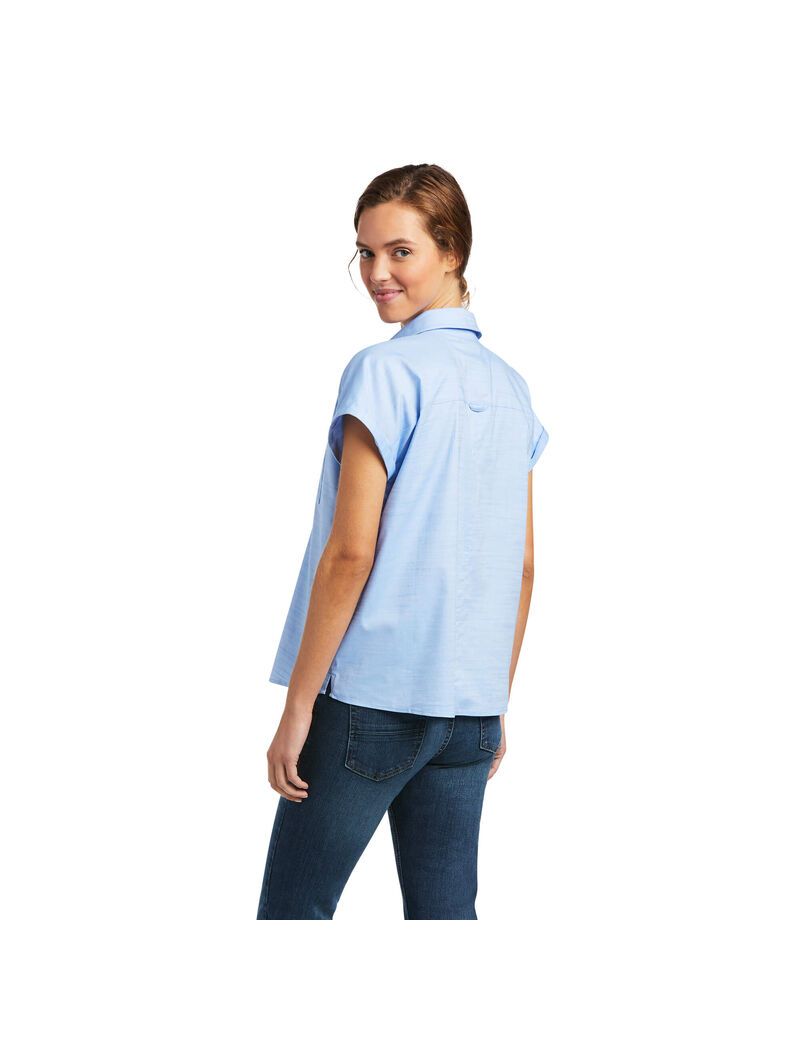 Tops Ariat Zenith Mujer Azules | HKLW06238