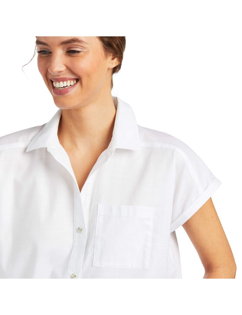 Tops Ariat Zenith Mujer Blancas | GIZF37629