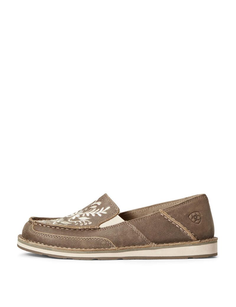 Zapatillas Ariat Cruiser Embroidered Mujer Marrones | XAIH61970