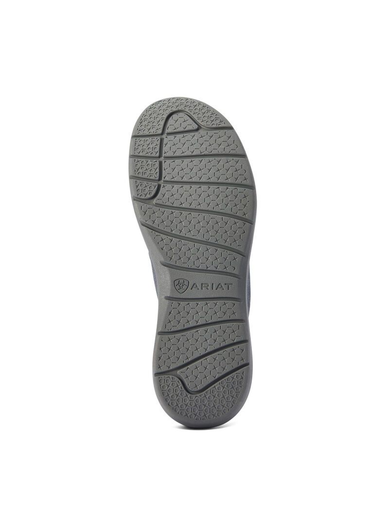 Zapatillas Ariat Hilo Stretch Encaje Hombre Gris | LEWG72831