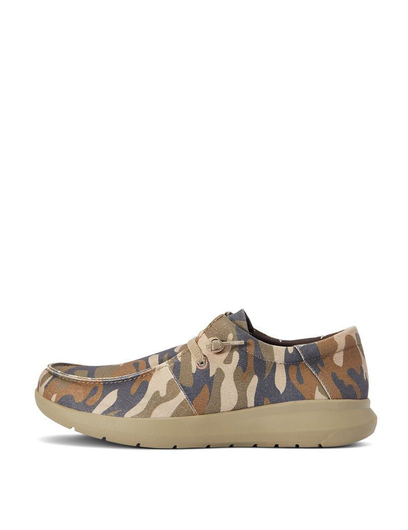 Zapatillas Ariat Hilo Stretch Encaje Hombre Camuflaje | PDEQ53108