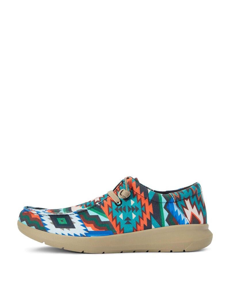 Zapatillas Ariat Hilo Stretch Encaje Hombre Multicolor | PDNJ18695