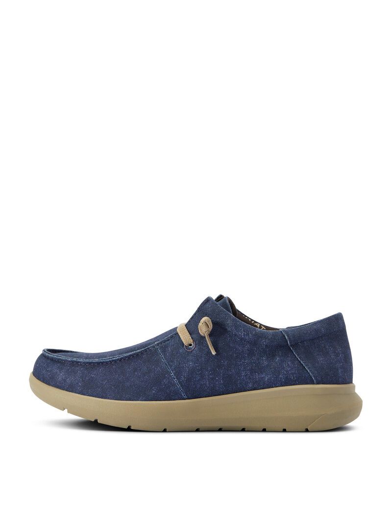 Zapatillas Ariat Hilo Stretch Encaje Hombre Azules | YCUT56379