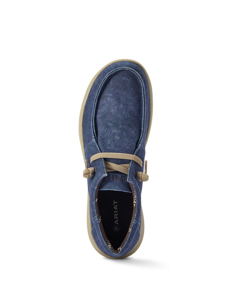 Zapatillas Ariat Hilo Stretch Encaje Hombre Azules | YCUT56379