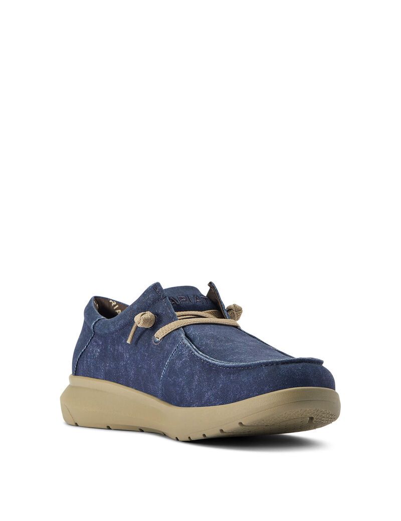 Zapatillas Ariat Hilo Stretch Encaje Hombre Azules | YCUT56379